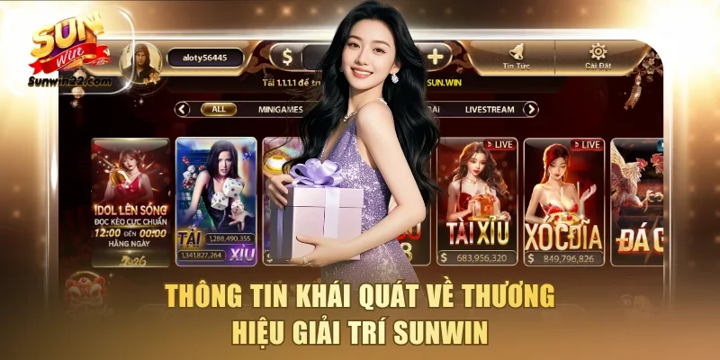 Thông tin khái quát về thương hiệu giải trí Sunwin